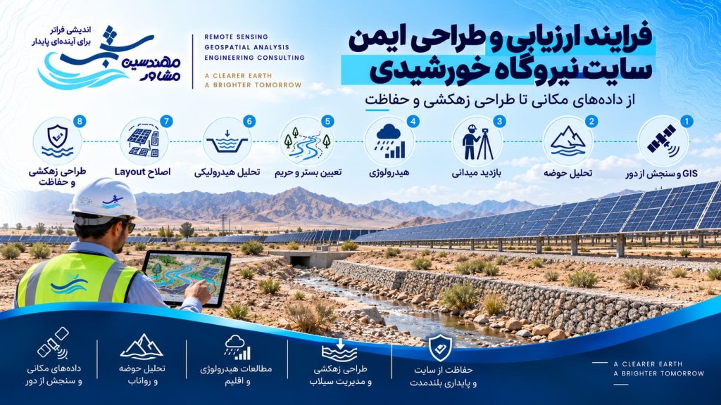 فرایند ارزیابی و طراحی ایمن سایت نیروگاه خورشیدی